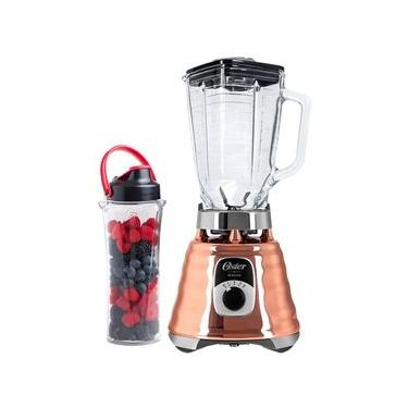 Imagem de Kit Liquidificador e Jarra Blend N Go Oster New Osterizer Cobre BLST4128 BLSTAG9630 110V