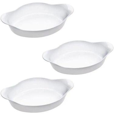 Imagem de Jogo De Assadeiras Opaline Marinex Nadir Kit 3 Unidades - NADIR FIGUEI