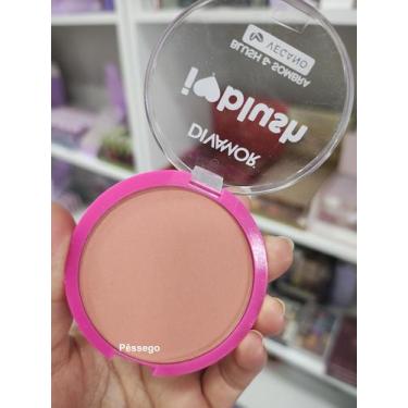 Imagem de Blush Compacto em pó Vegano Divamor Cor:Pêssego, Pêssego