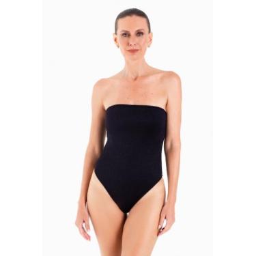 Imagem de Maiô bandeau preto - Silvia Schaefer Beachwear, G