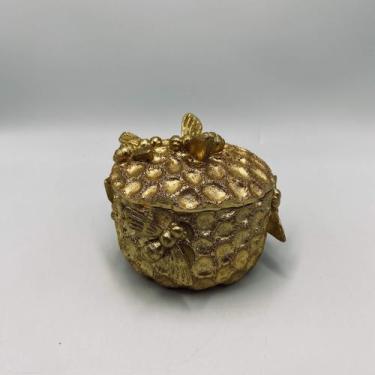 Imagem de Porta Joias Bee Happy- Abelhas M (dourado- 12x8cm) - Tutti