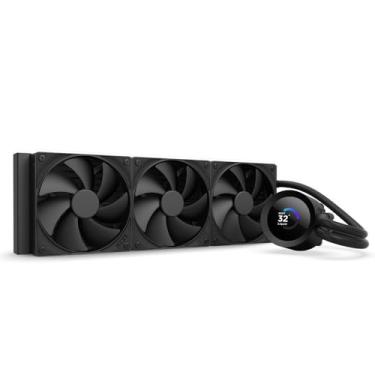 Imagem de Water Cooler NZXT Kraken Plus 360 Preto com Tela LCD 360mm RL-KN360-B2