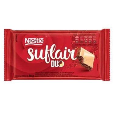 Imagem de Chocolate ao Leite Aerado Suflair DUO 80g Nestlé