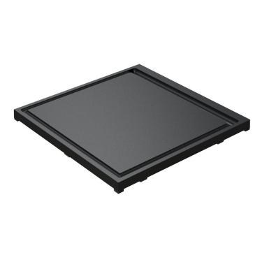Imagem de Chapa Bifeteira Lisa Modelo Industrial com Distribuição Uniforme de Calor e Alta Retenção em Ferro Fundido 30x30cm