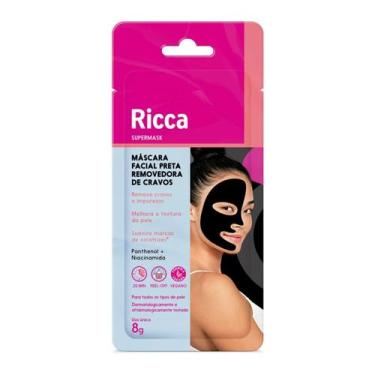 Imagem de Máscara Facial Preta Removedora de Cravos Ricca
