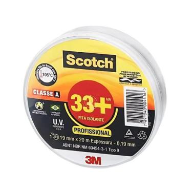 Imagem de Fita Isolante 20Mts Scotch 33+ 3M