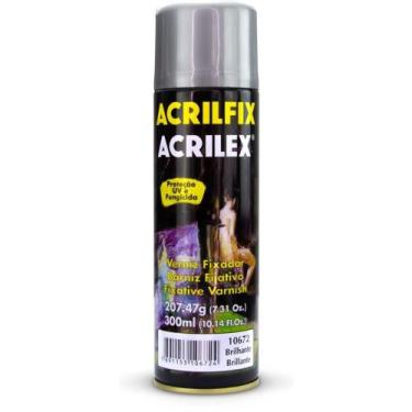 Imagem de Verniz Fixador Acrilfix Brilhante 300ML SPRAY - Caixa com 6 - Acrilex