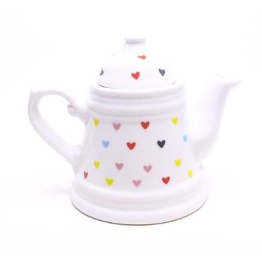 Imagem de Bule Retro para Café Corações - WM porcelanas