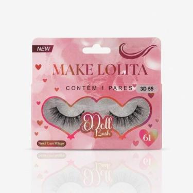 Imagem de Cílios Postiços ML1202 6D Volume Dramático para Maquiagem e Estética -