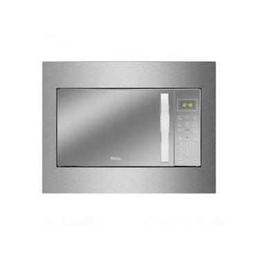 Imagem de Micro-ondas de Embutir Philco PMB30E 28L 1400W Prata com Painel Digital e Função Tira Odor 220V