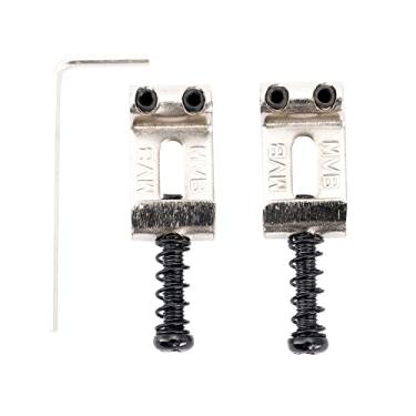 Imagem de Wilkinson M Series 10,8mm Carrinhos Saddles de Aço Vintage para Ponte Wilkinson Série M Guitarra Importação Strat Style,Níquel(2 Peças)