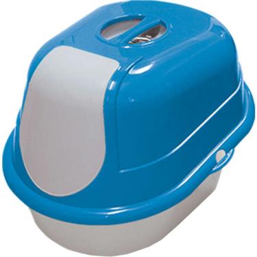 Imagem de Banheiro Furacão Pet Cat Toalete Azul para Gatos - Tam. Único