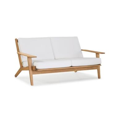 Imagem de Poltrona Estofada Lotus 2 Lugares 185cm Madeira Eucalipto