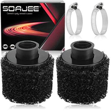 Imagem de SOAJEE 2 peças 1,1" 28 mm filtro para 50cc - 90cc 110cc 125cc 150cc GY6 motor motocicleta ATV Quad Scooter Go Kart Mini Moto Pocket Pit Dirt Super Bike CRF50 XR50 Kawasaki Suzuki Yamaha 27mm 29mm