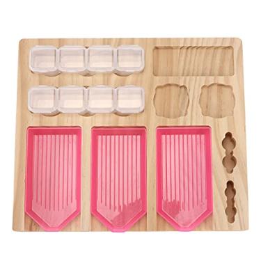 Imagem de Zerodis Diamonds Painting Tray, 3 Bead Sorting Trays with 8 Storage Boxes, Diamonds Paint Drill Plate Painting for DIY Art Craft