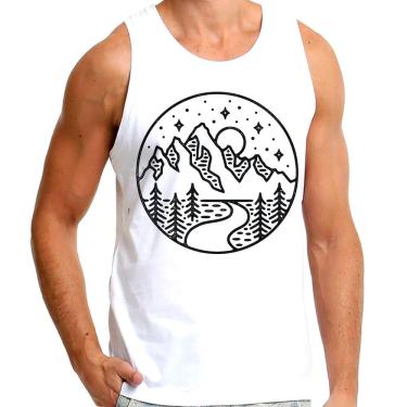 Imagem de CAMISETA MASCULINA REGATA montanha