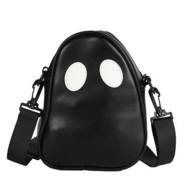 Imagem de Aobiono Ghost Bag Bolsa Gótica Assustadora Novidade Diabo Bolsa de Ombro Bolsa de Ombro Halloween Horror Kawaii Y2K Emo Grunge Alt, Preto, Large, Mochilas com Alça