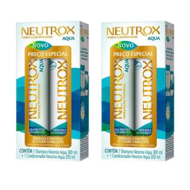 Imagem de Kit 2 Und Kit Neutrox Aquaporinas E Água De Coco Shampoo + Condicionad