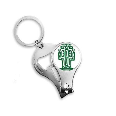 Imagem de Mexico Totems Civilização Antiga Cacto Alicate Anel Chaveiro Abridor de Garrafas Cortador