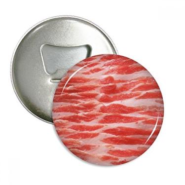 Imagem de Abridor de garrafas com textura de carne gorda de carneiro de porco, emblema multifuncional