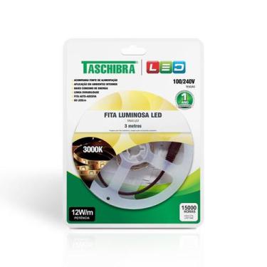 Imagem de Fita De Led Taschibra Com 3 Metros 12W Bivolt