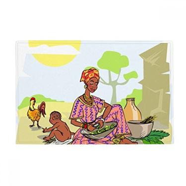 Imagem de DIYthinker Black Women Totems Tapete infantil aborígene africano, tapete antiderrapante para porta de banheiro