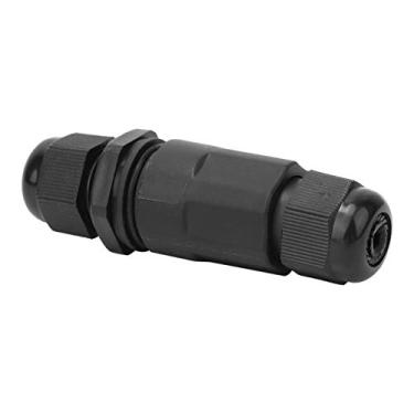 Imagem de Plugue de fio à prova d'água, conector à prova d'água Prático resistente para iluminação para fonte de alimentação para equipamentos de comunicação para exteriores(Two core)