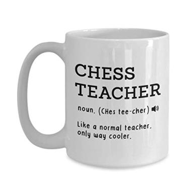 Imagem de Caneca de professor de xadrez – Caneca de café de 445 ml