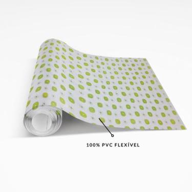 Imagem de Toalha de Mesa Vinílica Diamante Kiwi 50m x 1,40m - Proteção e Estilo 
