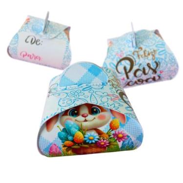 Imagem de Kit 25 Bem Casado Temático De Páscoa Porta Bombom Caixa para Doce Pers