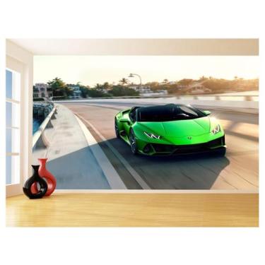 Imagem de Papel De Parede Carro Lamborghini V10 Huracan 3,5M Car225 - Você Decor