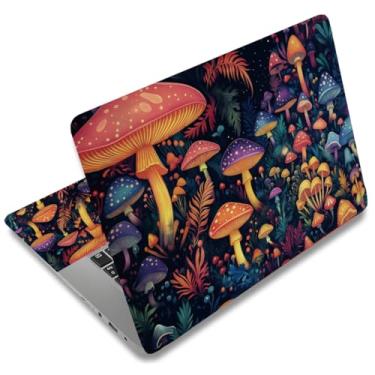 Imagem de SUPERDANT Adesivo de película de laptop cogumelos universais para notebooks 12 13 13,3 14 15 15,4 15,4 15,4 15,6 polegadas adesivos de capa de laptop de vinil removível à prova d'água protetor