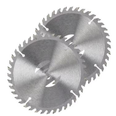 Imagem de Lamina Circular Metal 15cm 40 lâminas Roçadeira Cortador De Gramas Apa