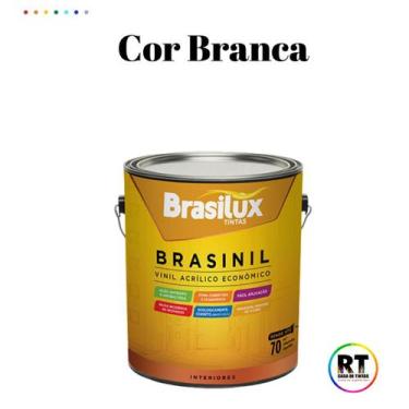 Imagem de Tinta Parede Cinza Acrílica Brasinil Anti Mofo 3,2l - BRASILUX , Branc