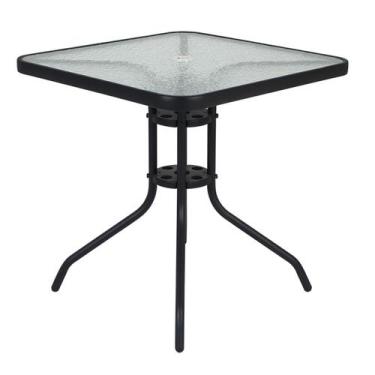 Imagem de Mesa Quadrada Petrópolis Preta 70X70cm 86307 BelFix - BEL FIX