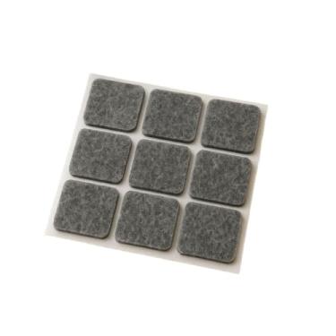 Imagem de Feltro Adesivo para Pés Sofá Mesa Cadeira Moveis Pé Protetor Piso(18 Peças Quadrada)