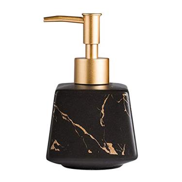 Imagem de Dispensadores de sabão de bancada para banheiro cozinha dispensador de sabão de cerâmica refil dispensador de sabão de banho banheiro, dispensador de chuveiro de loção com textura única, dispensador