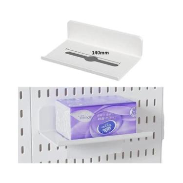 Imagem de Prateleira De Armazenamento Para Banheiro Montada Na Parede Sem Perfur