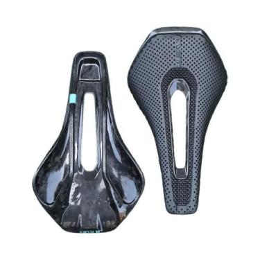 Imagem de Selim De Bicicleta Ergonômico Em Carbono Impresso Em 3D 245x135/145mm 