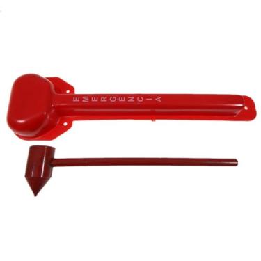 Imagem de MARTELO QUEBRA VIDROS COM CAPA PARA VANS