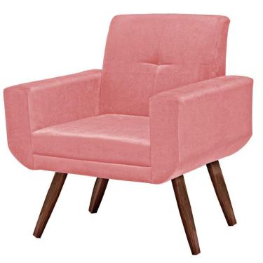 Imagem de Poltrona Anitta Para Sala E Recepção De Estar Em Suede