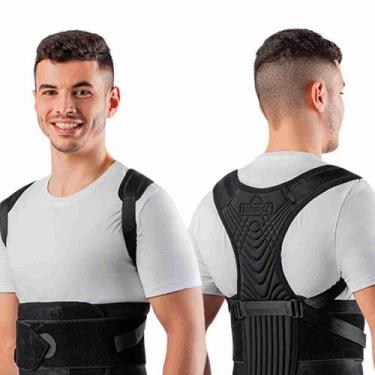 Imagem de Corretor Postural Cinta Modeladora Hidrolight Colete Coluna Lombar, P