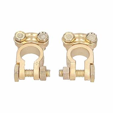 Imagem de Terminal de bateria, conector negativo anti-corrosão 2pcs positivo para furgão e caminhão caravana