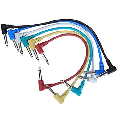 Imagem de 6 Peças de de Remendo de ângulo Reto para Acessório de Pedal de Efeito de Guitarra