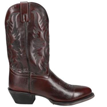 Imagem de Bota masculina de couro de bétula da Laredo, Black Cherry, 11 Wide