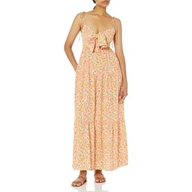 Imagem de Show Me Your Mumu Vestido longo feminino Sonnett, Beachy Blossom, GG