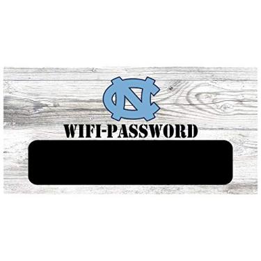 Imagem de Fan Creations Placa de senha unissex NCAA North Carolina Tar Heels University of North Carolina WiFi, cor da equipe, 15 x 30 cm