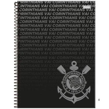 Imagem de Caderno De 10 Materias 160fls Corinthians Capas Sortidas - Foroni