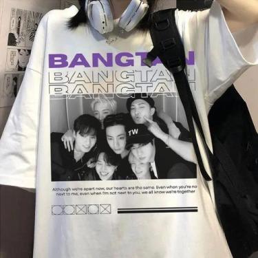 Imagem de Camiseta Branca Bts V TAEHYUNG Kpop Euphoria - loja dinka, G
