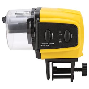 Imagem de Alimentador de comida de peixe, alimentador de temporizador, alimentador de férias com dispensador automático para escritório doméstico